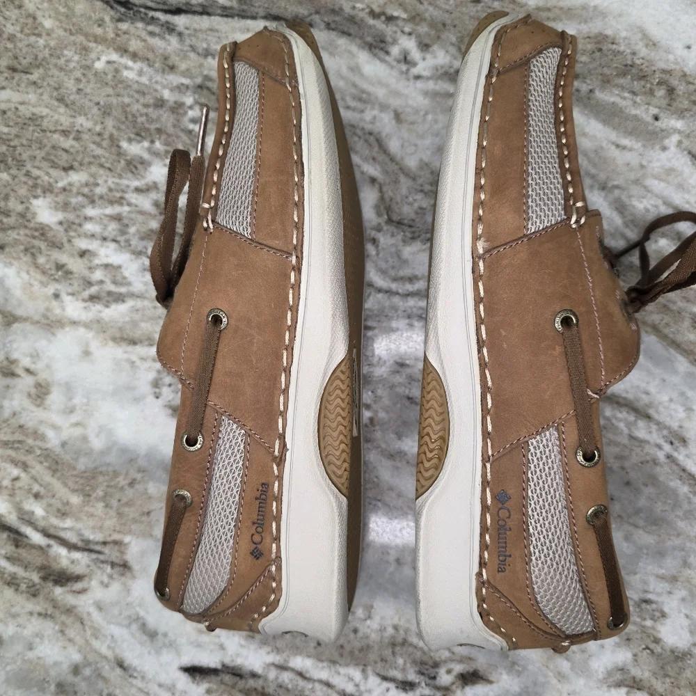 Columbia PFG Sailfish Men's Leather Boat Shoes Size 11